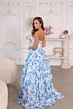 Ava Presley 26441 Beaded Sweetheart Neck Tiered Ruffle Skirt Dress