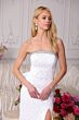 Ava Presley 40153 Back Bow Beaded Strapless Dress