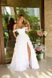 Ava Presley 42213 Tiered Skirt Beaded Sweetheart Neck Dress