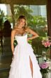 Ava Presley 42213 Tiered Skirt Beaded Sweetheart Neck Dress