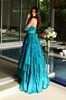 Ava Presley 42213 Tiered Skirt Beaded Sweetheart Neck Dress