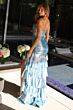 Ava Presley 47103 Strapless Ruched Bodice Ruffle Skirt Dress