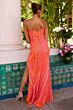 Ava Presley 47123 High Slit Embellished V-Neck Dress