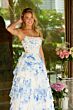 Ava Presley 47145 Ruffle Skirt Floral Applique Bodice Dress