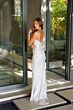 Ava Presley 47147 Sequin Plunging Neck Spaghetti Strap Dress