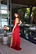 Ava Presley 47147 Sequin Plunging Neck Spaghetti Strap Dress