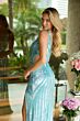 Ava Presley 47151 Side Cutout Plunging V-Neck Dress