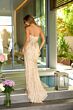 Ava Presley 47154 High Slit Strapless Scallop Neck Dress