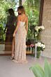 Ava Presley 47159 Scallop Neck Beaded High Slit Dress