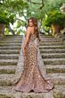 Ava Presley 28268 One-Shoulder Leopard Print Dress