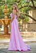 Ava Presley 28291 Side Drape Strapless Dress