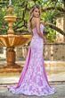 Ava Presley 28291 Side Drape Strapless Dress