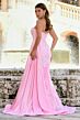 Ava Presley 28291 Side Drape Strapless Dress