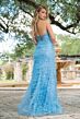 Ava Presley 28293 Strapless Feather Skirt Dress