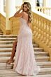 Ava Presley 28293 Strapless Feather Skirt Dress
