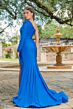 Ava Presley 28559 One-Shoulder Long Sleeve Dress