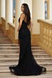 Ava Presley 28583 Slim Strap Beaded Dress
