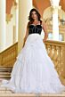Ava Presley 28592 Ruffle Skirt Corset Bodice Dress
