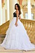 Ava Presley 28592 Ruffle Skirt Corset Bodice Dress