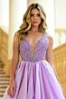 Ava Presley 38342 Scoop Back Beaded Bodice Dress