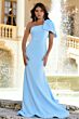 Ava Presley 38347 One-Shoulder Bow Strap Dress