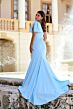 Ava Presley 38347 One-Shoulder Bow Strap Dress