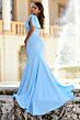 Ava Presley 38347 One-Shoulder Bow Strap Dress