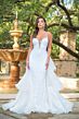 Ava Presley 38813 Tiered Overskirt Sequin Embroidery Dress