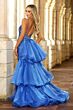 Ava Presley 38813 Tiered Overskirt Sequin Embroidery Dress