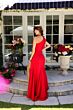 Ava Presley 38908 Asymmetric Neck Ruffle Strap Dress