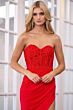 Ava Presley 39215 Embroidered Sweetheart Neck Dress