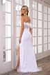 Ava Presley 39231 Strapless Feather Neck Dress