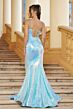 Ava Presley 39238 Beaded Strap Fit-And-Flare Dress