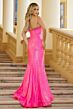 Ava Presley 39254 High Slit Sequin Dress