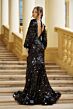 Ava Presley 39256 Bishop Sleeve Sequin Dress