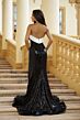 Ava Presley 39262 Bow Neck High Slit Dress