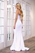 Ava Presley 39304 Cold-Shoulder Bow Strap Dress