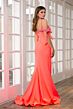 Ava Presley 39304 Cold-Shoulder Bow Strap Dress