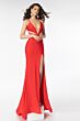 Ava Presley 39311 Cutout Back Plunging V-Neck Dress