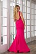 Ava Presley 39550 Scoop Back Plunging Neck Dress