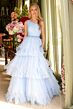 Ava Presley 29131 Ruched Bodice One-Shoulder Dress