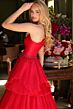 Ava Presley 29131 Ruched Bodice One-Shoulder Dress
