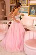 Ava Presley 29226 Illusion Bodice Pearl-Beaded Dress