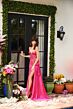 Ava Presley 29240 Side Streamer Plunging Sweetheart Neck Dress