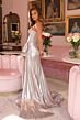 Ava Presley 29257 Sweetheart Neck Corset Bodice Metallic Dress