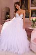 Ava Presley 29528 Ruffle Skirt Beaded Bodice Dress