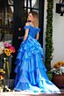 Ava Presley 29544 Cold-Shoulder Organza Ruffle Dress