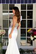 Ava Presley 39558 Ruffle Shoulder Sheer Embellished Bodice Dress