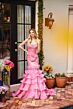 Ava Presley 39566 Ruffle Mermaid Skirt Beaded Neck Dress
