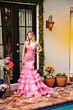 Ava Presley 39566 Ruffle Mermaid Skirt Beaded Neck Dress